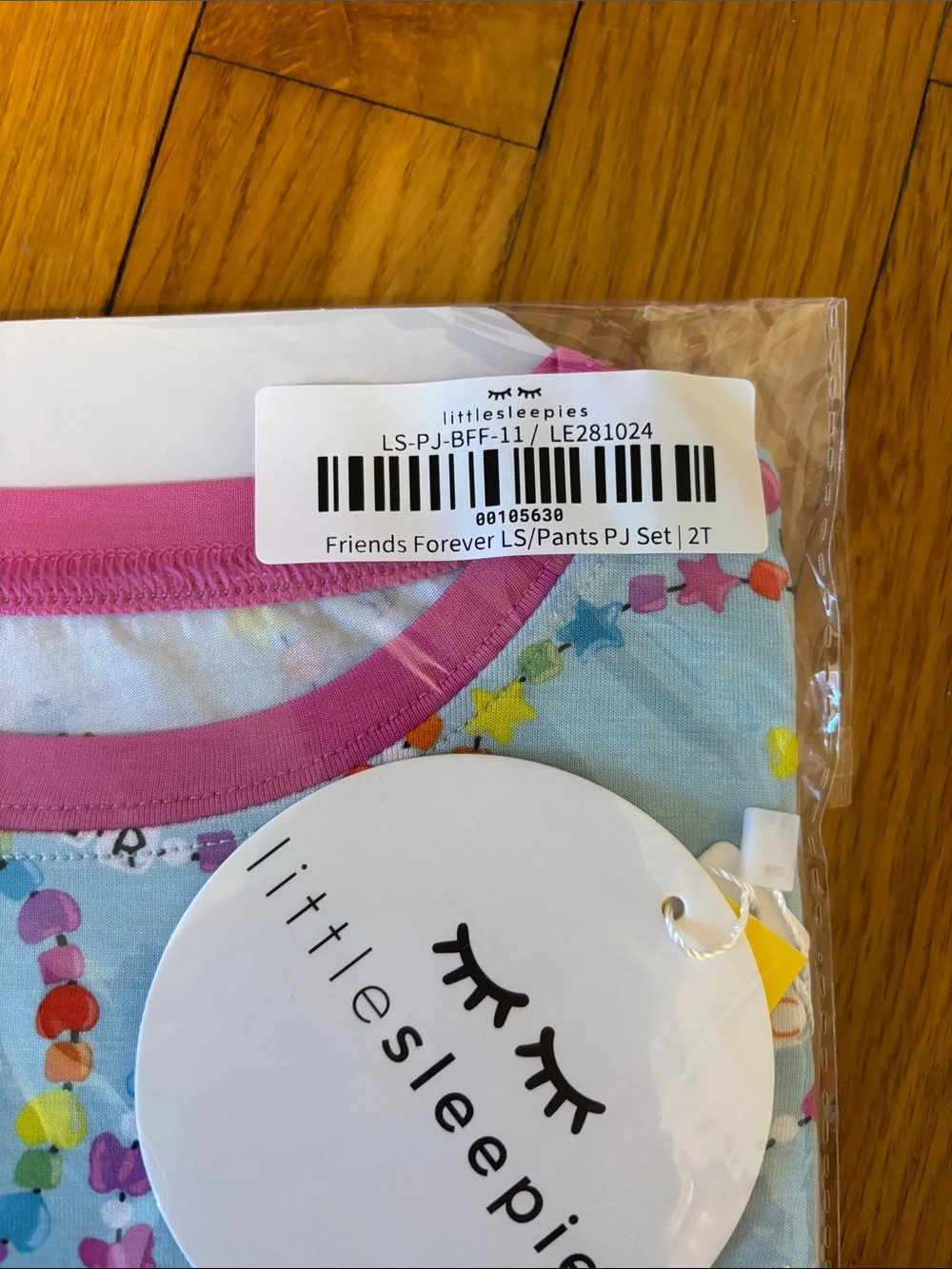 NWT Little Sleepies Friends Forever 2T